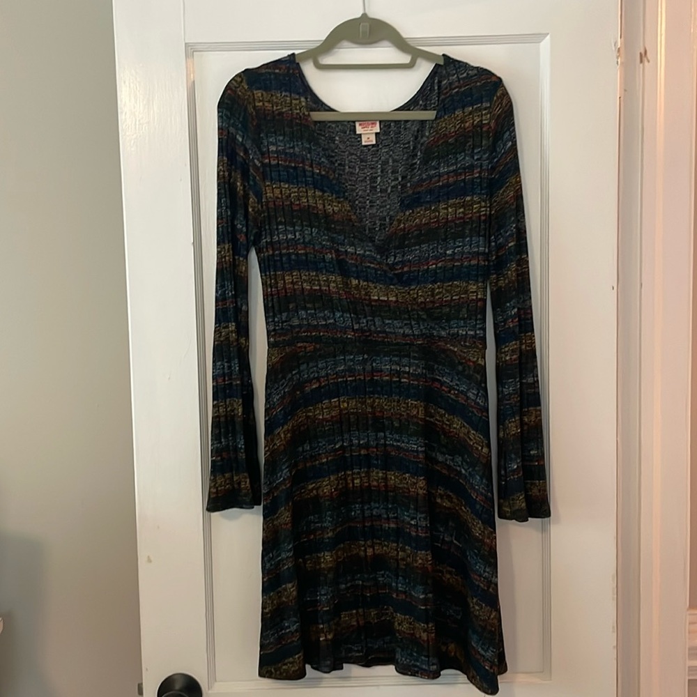 Mossimo striped long sleeve dress